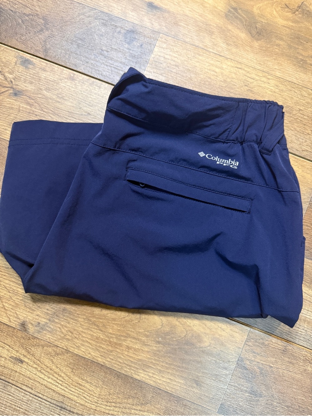Columbia PFG Navy Blue Fishing Shorts Women's Size 12 - Picture 10 of 11